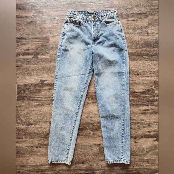 Nasty Gal Acid Wash Denim Jeans - Picture 2 of 4